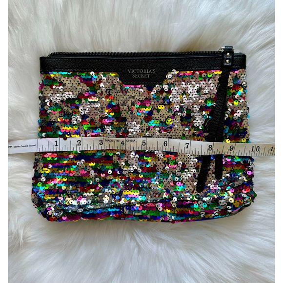 Victoria's Secret Sequins Makeup Bag - Picture 4 of 7